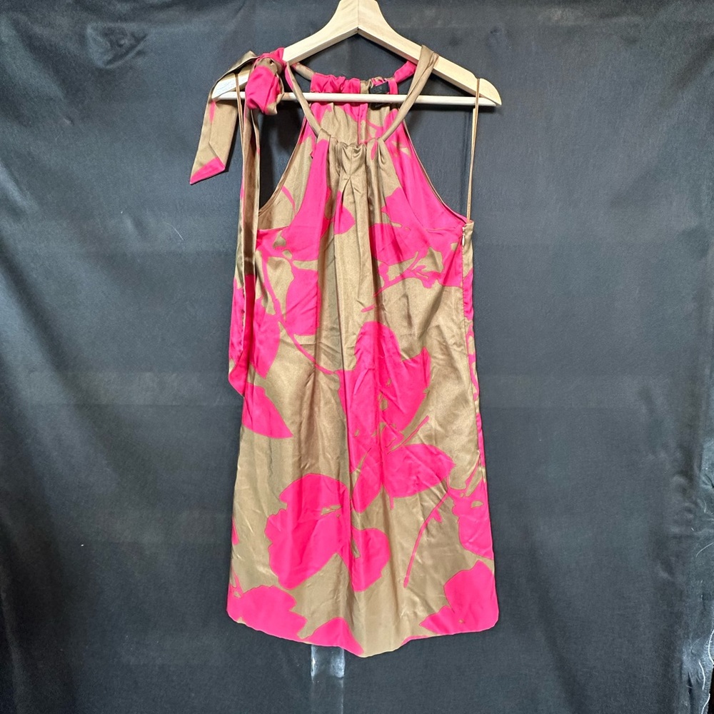 J.Crew Collection Silk Floral Halter Dress Sz 6